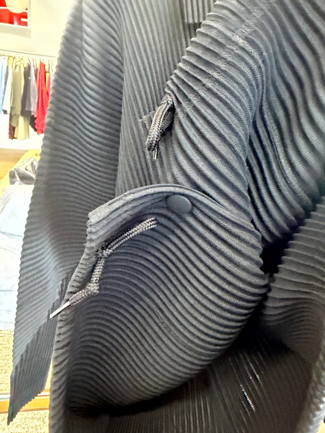 이세이미야케 옴므플리세 버튼 칼라 자켓 3  상품이미지6