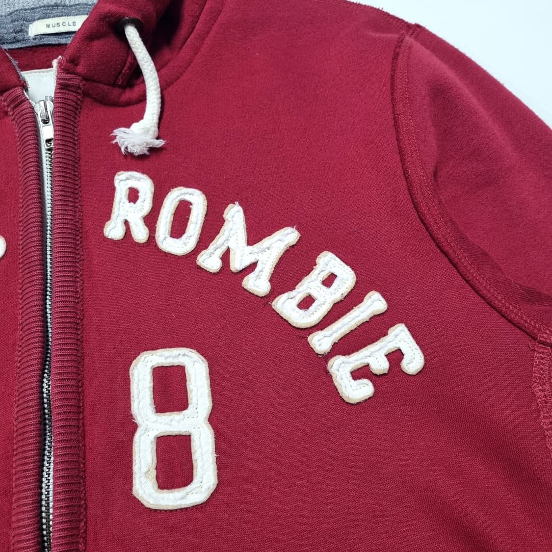 빈티지 아베크롬비 머슬핏 후드 집업 - M 상품이미지6