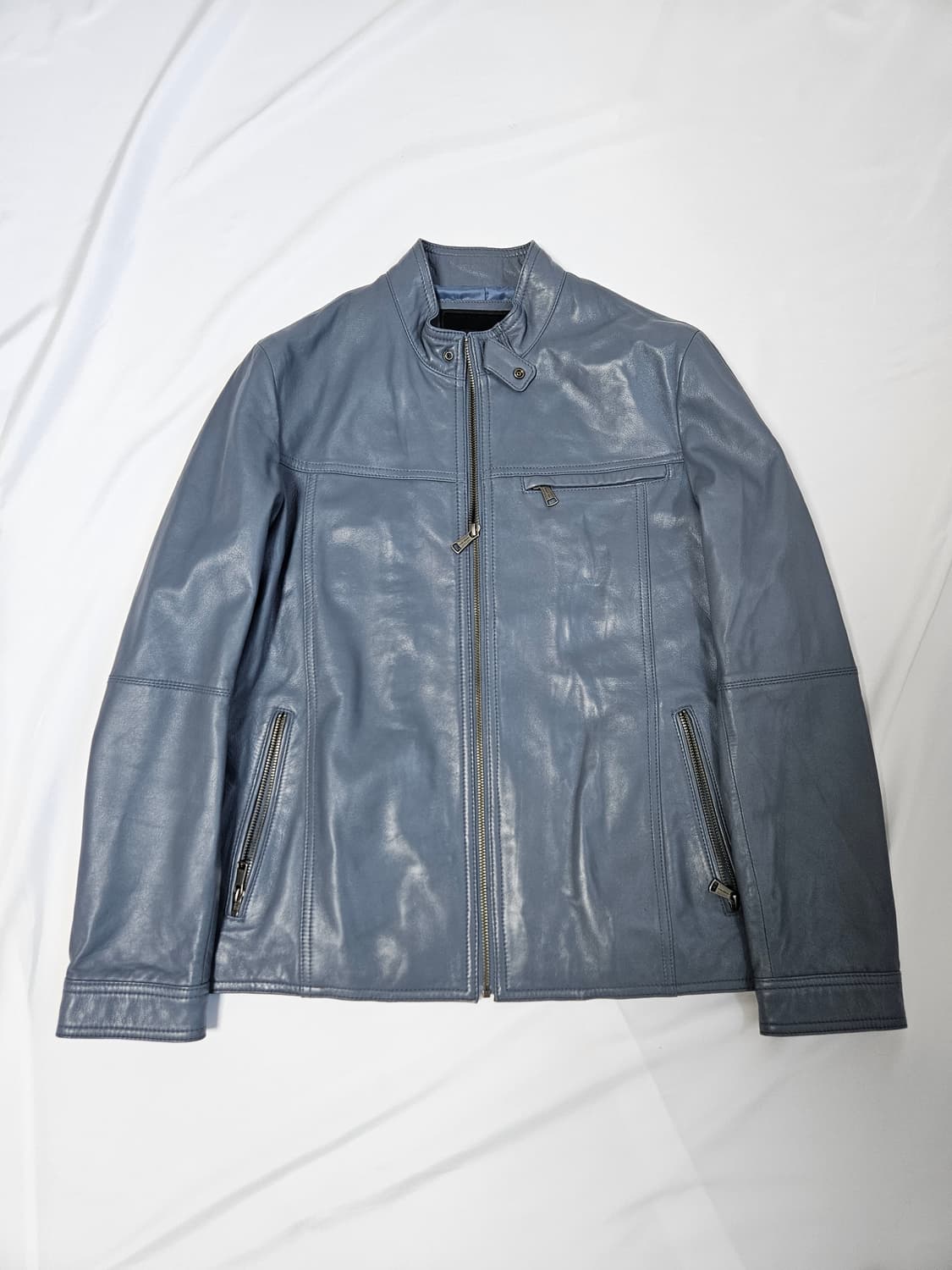 앤드류마크 100% 양가죽 램스킨 가죽자켓 레더 바이커 95 (새상품) 상품이미지1