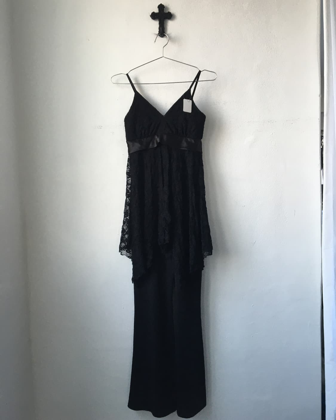 Pants layered lace dress 상품이미지1