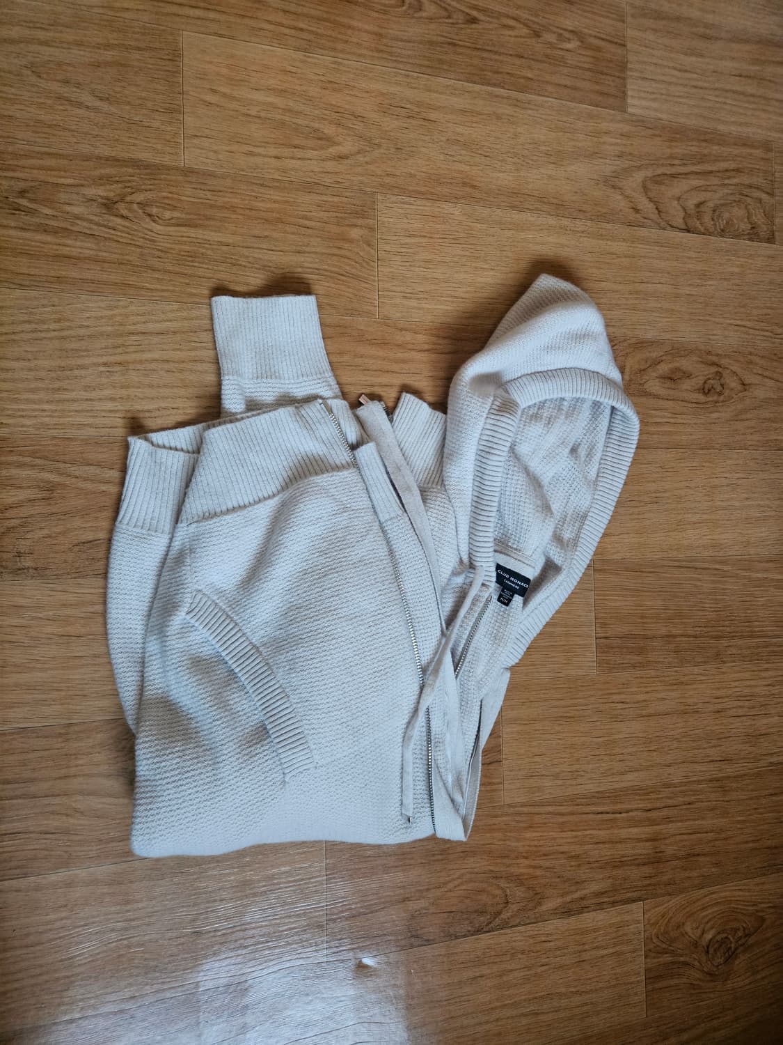 클럽모나코 캐시미어 후드니트자켓 상품이미지3