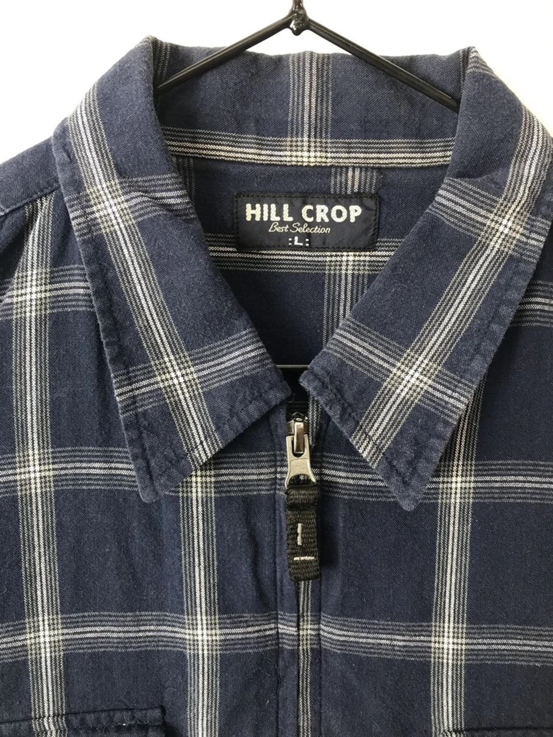 Hill Crop Check Zip Shirt 상품이미지6