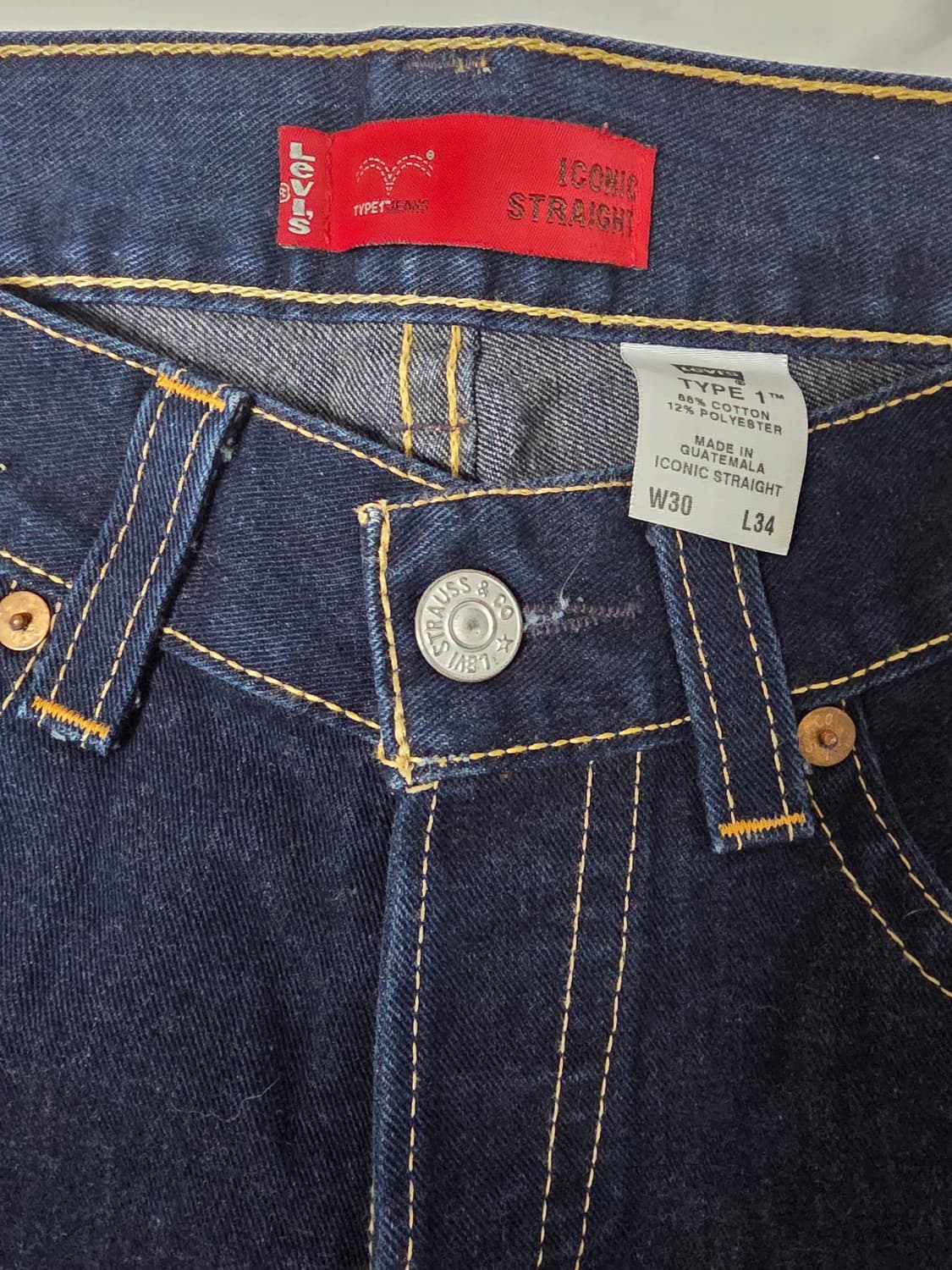 Levi’s Type 1 Iconic Straight Denim 상품이미지2