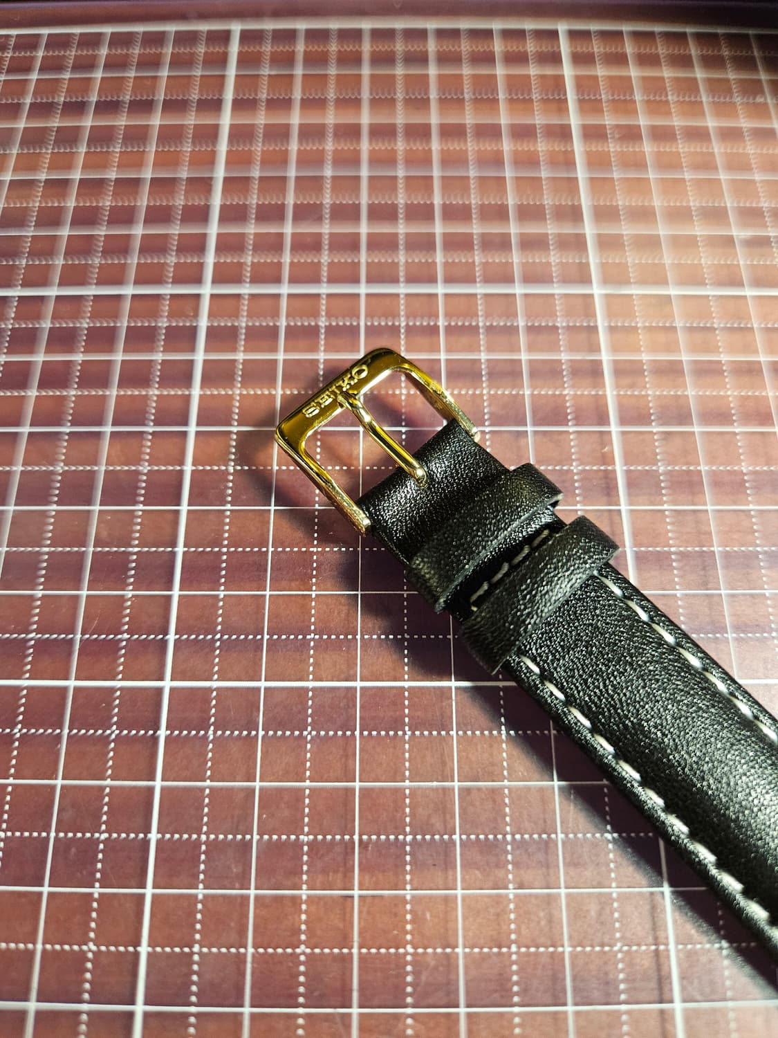 빈티지 세이코 가죽 쿼츠 시계 상품이미지5