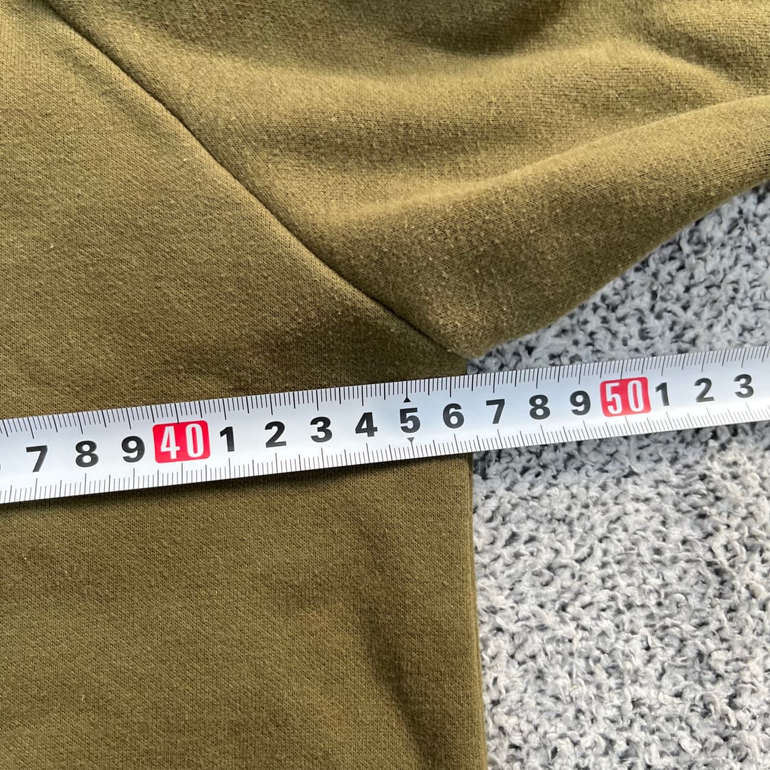 실측확인 노스페이스 기모 맨투맨 0320M 상품이미지5