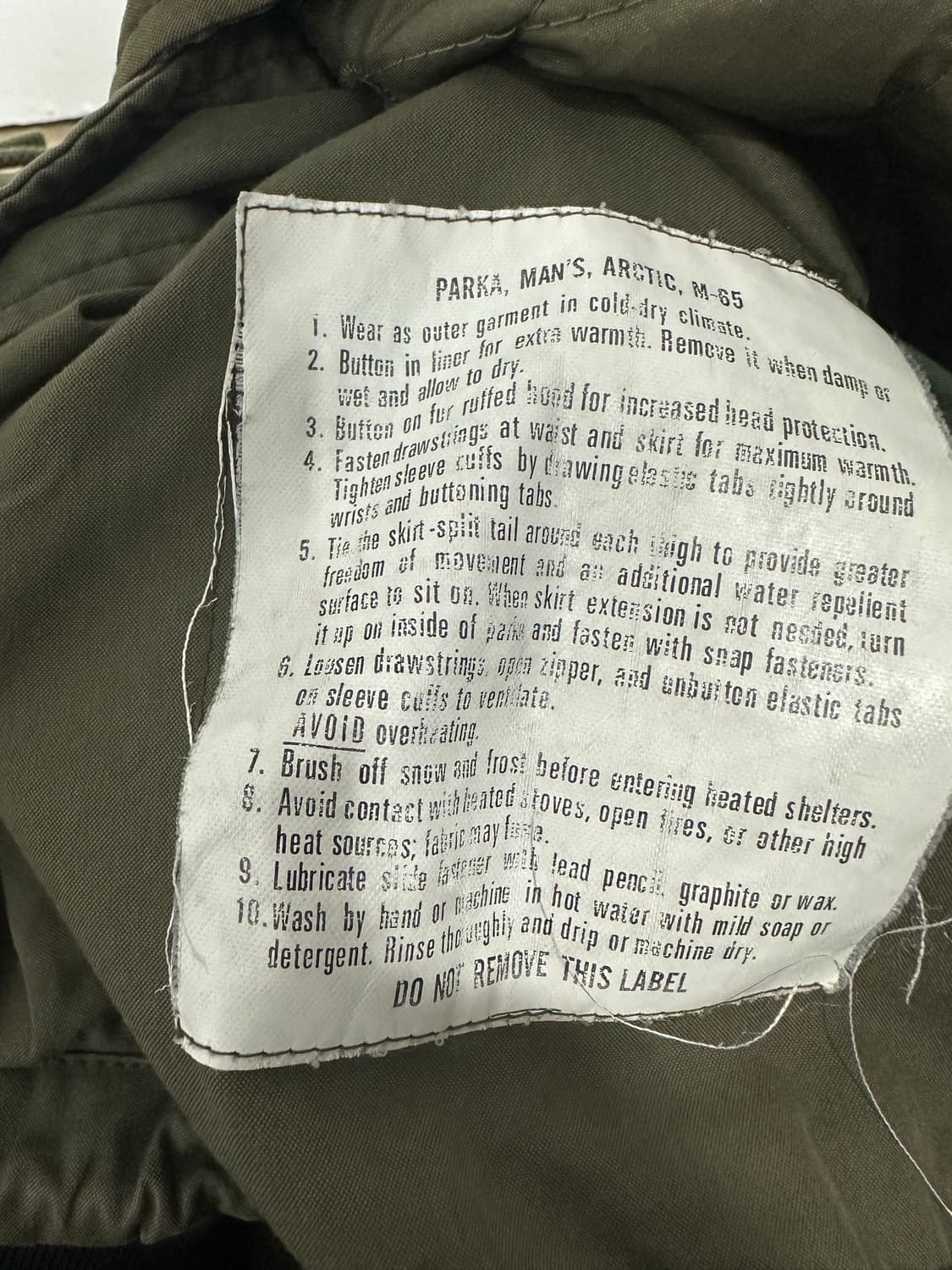 알파인더스트리 M65 피쉬테일 파카 상품이미지4