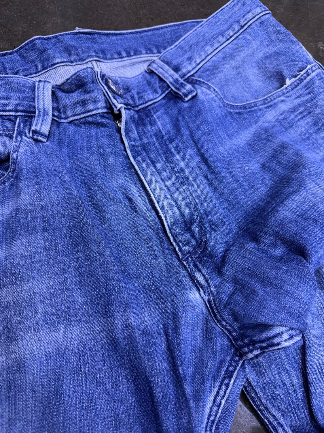 엠포리오 아르마니 빈티지 워싱 슬림핏 데님팬츠 34 상품이미지5