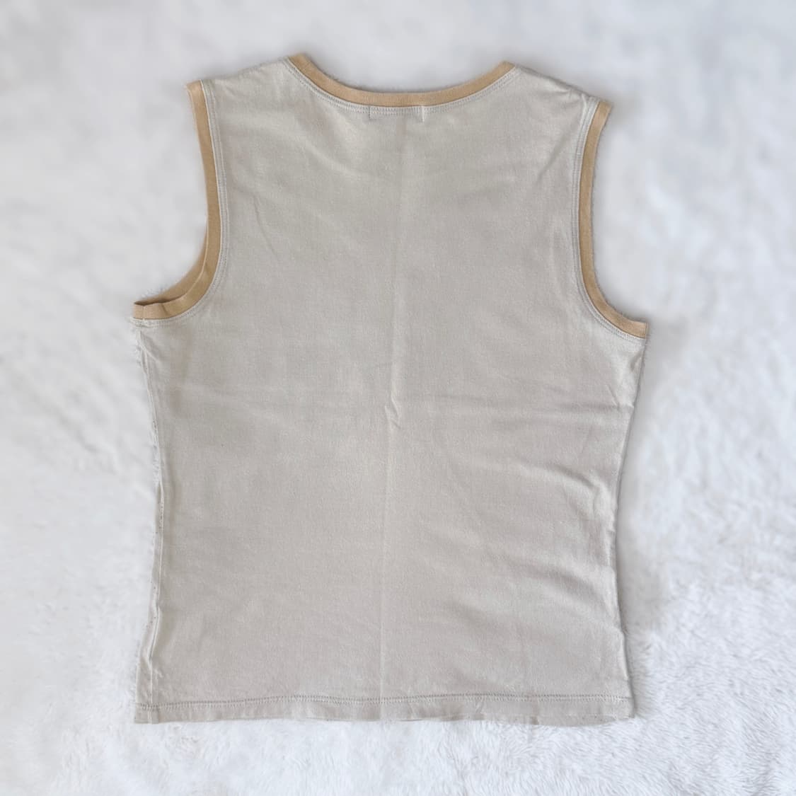 Burberry 버버리 블루라벨 베이직 모노그램 로고 딱붙 탱크탑 상품이미지4