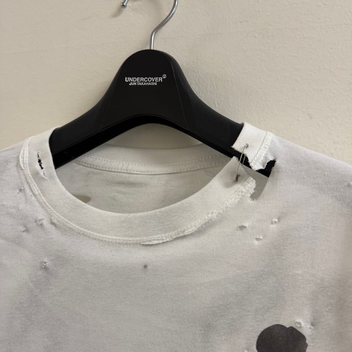 빈티지 디스트로이드 스켈레톤 반팔티  상품이미지5