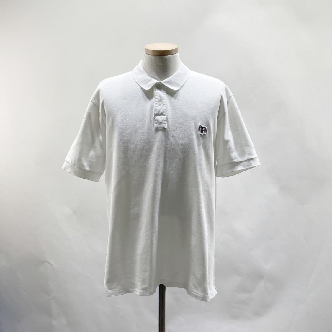 폴스미스 지브라로고 남성폴로 반팔 화이트 L 상품이미지1