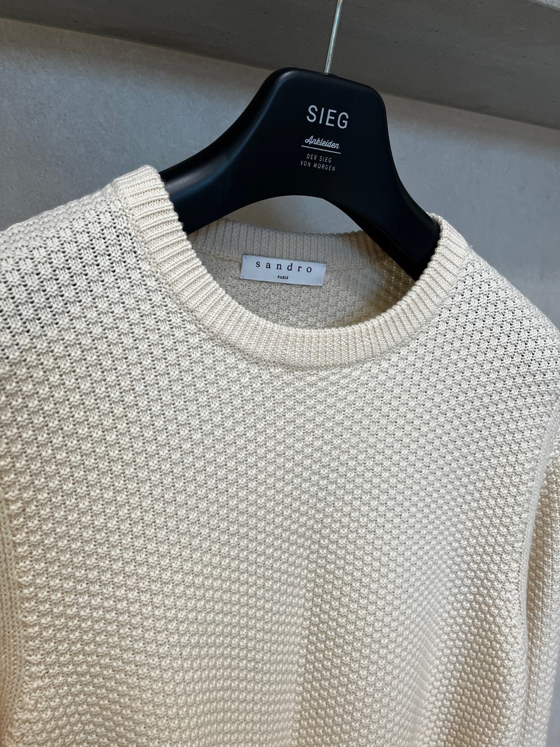 Sandro 산드로 와플 니트 상품이미지2