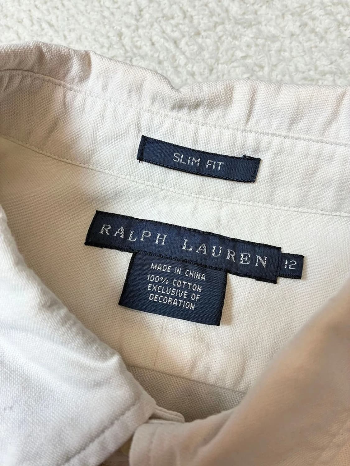 폴로 랄프로렌 옥스포드 자수 로고 화이트 셔츠 PN6982 상품이미지8