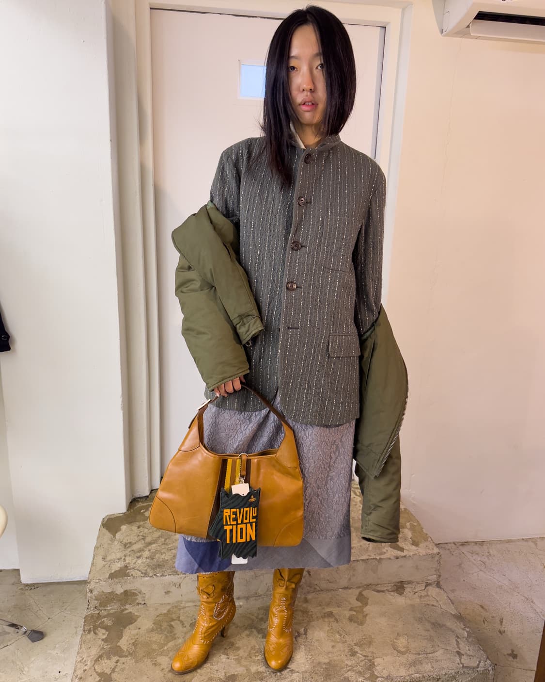 Gucci Jackie Web Stripe Shoulder Bag 상품이미지1