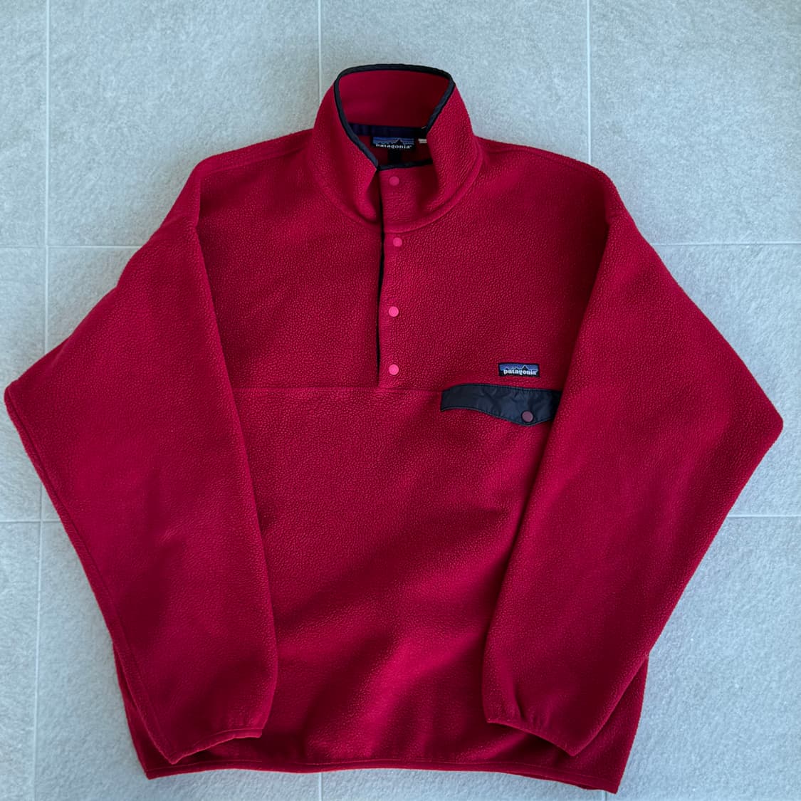 파타고니아 신칠라 레드 L, made in usa 상품이미지1
