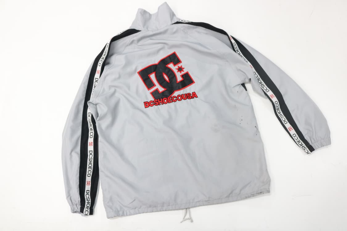 DC SHOES 디씨슈즈 90s 빈티지 사이드 라인 로고 웜업 자켓 상품이미지3