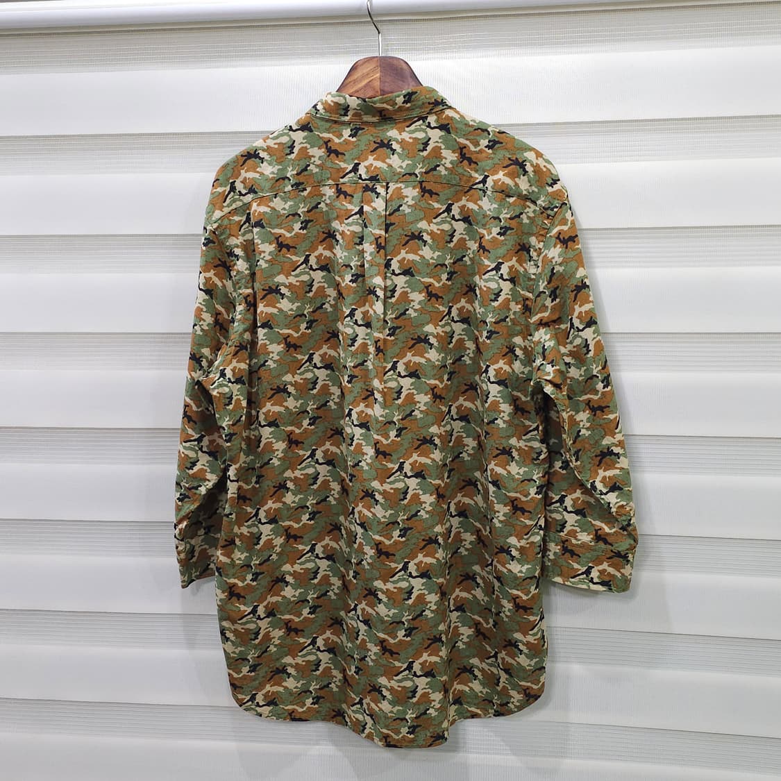 BACK NUMBER 카모플라쥬 린넨셔츠- XL 상품이미지5