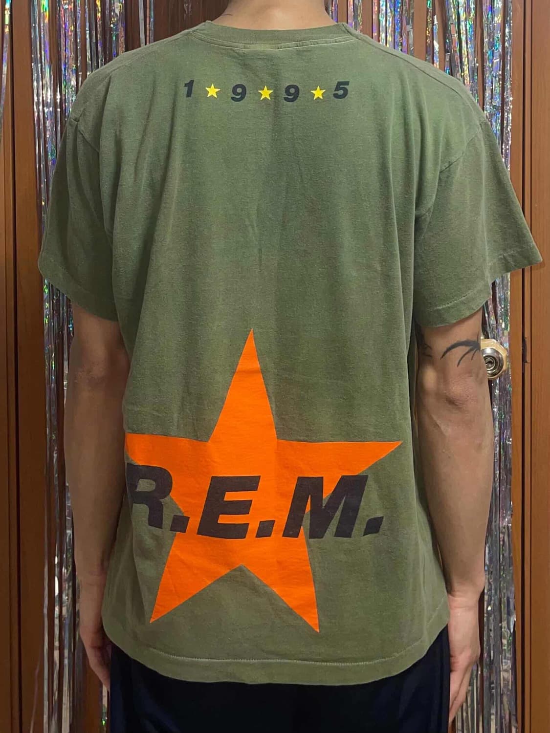 Vintage 1995 REM Tour Tshirt  상품이미지2