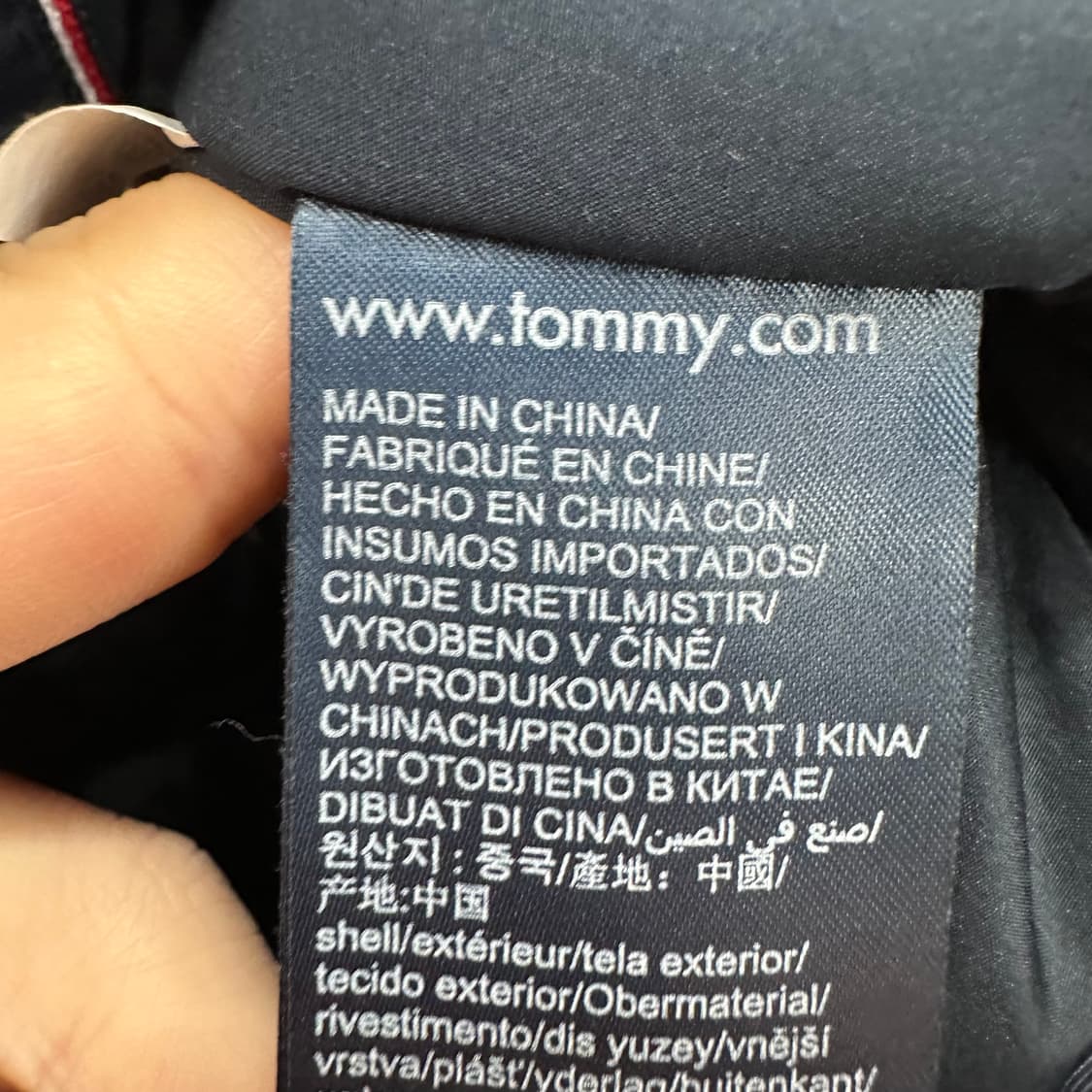 95 타미힐피거 남자 웰론 점퍼 상품이미지5