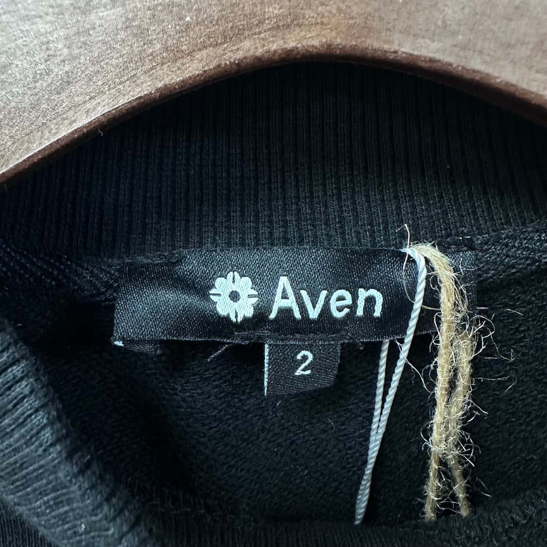 새상품 에이븐 aven 오가닉코튼 크롭 반폴라 맨투맨 95-100 J24 상품이미지8