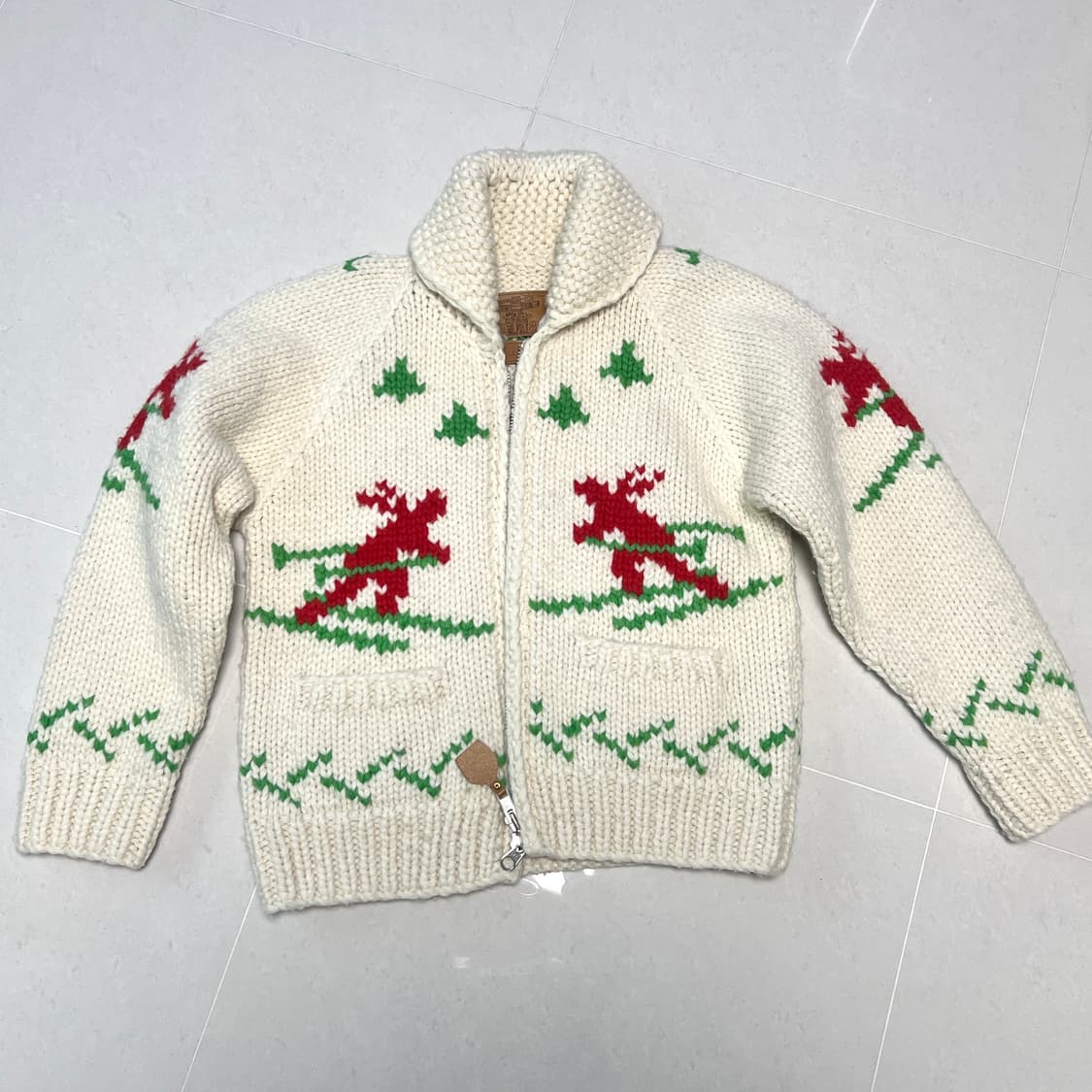 얼바닉30 스키 코위찬 가디건 상품이미지2