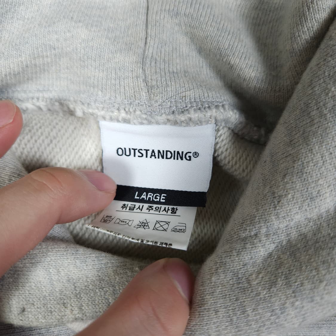 아웃스탠딩 헤비웨이트 후드티 상품이미지3