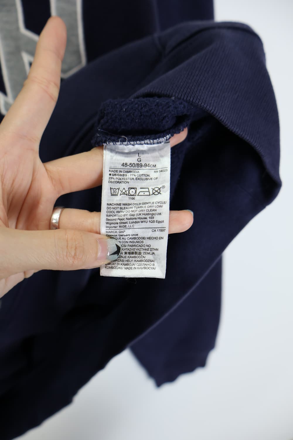 Gap Navy Graphic Hoodies 상품이미지8