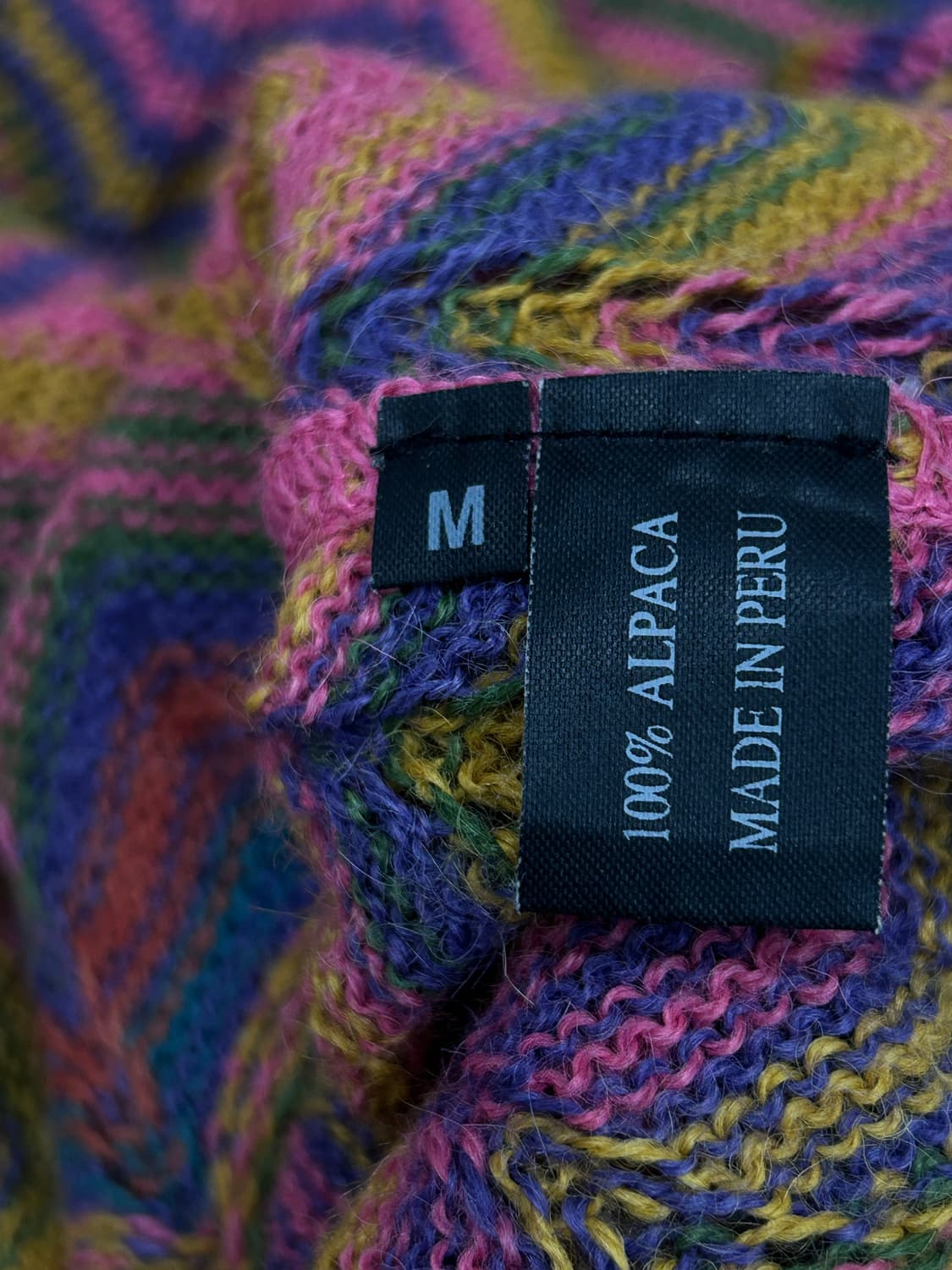 [ML] Vintage 페루 알파카 100% 니트 스웨터 상품이미지7