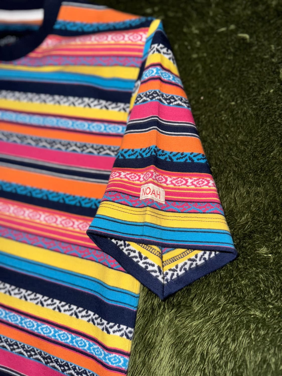 NOAH 노아 20SS 자카드 컬렉션 그래픽 스트라이프 티셔츠 상품이미지4