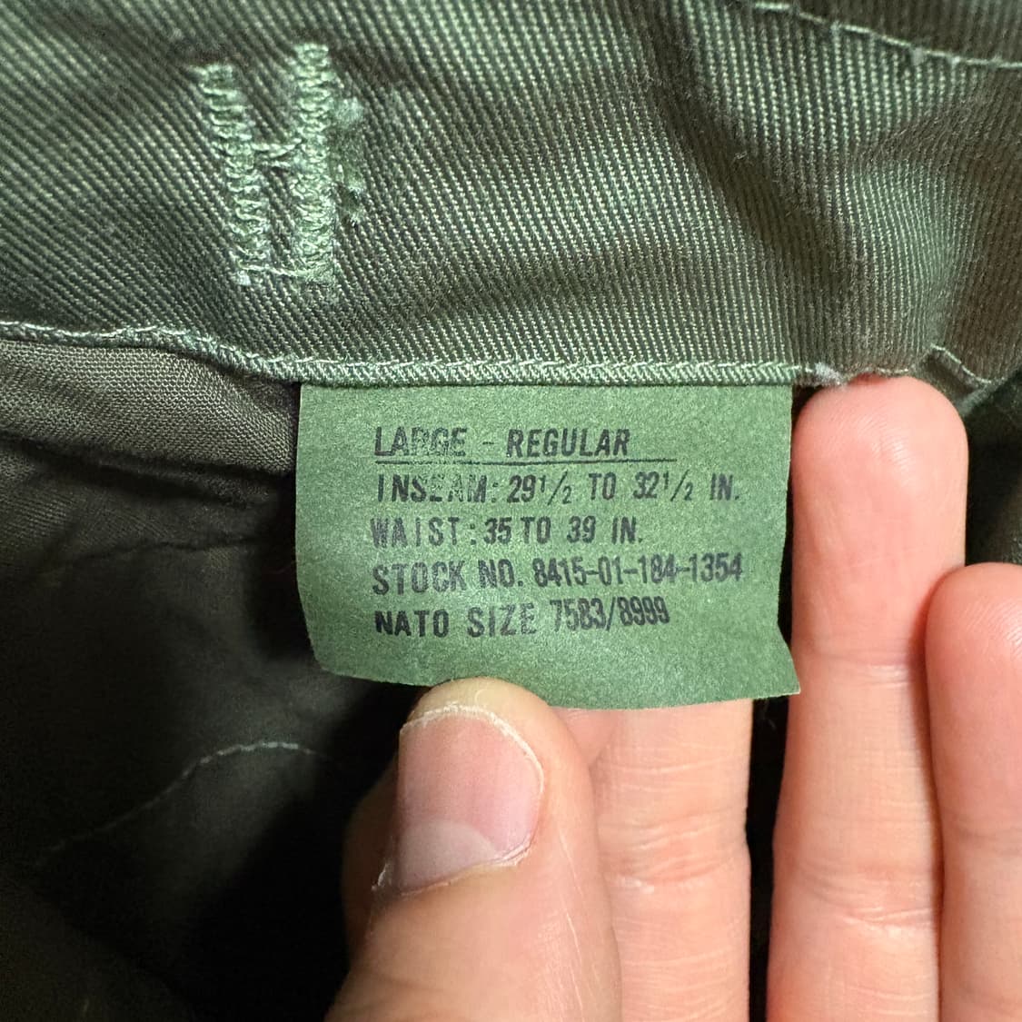 YMCL KY 밀리터리 BDU 팬츠 / 올리브, L-R(36~40) 상품이미지10