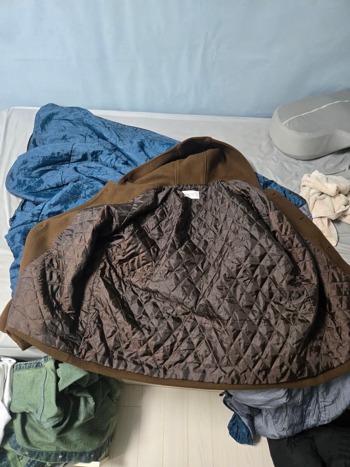 베리베인 Hooded Half Coat Brown 상품이미지3