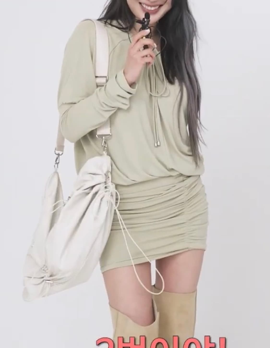 더오픈프로덕트 ruched hem jersey dress 상품이미지2