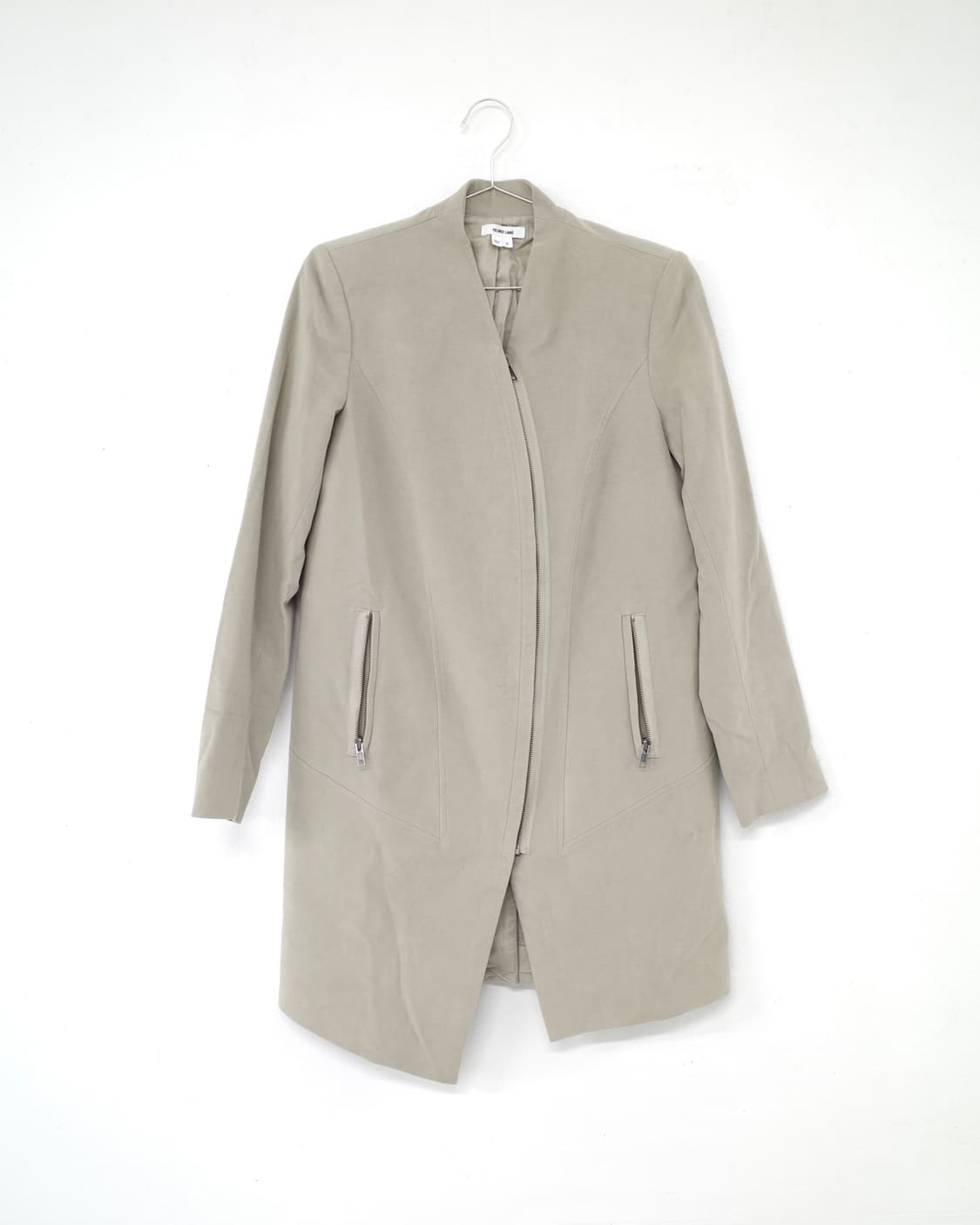 Helmut Lang Curved Zipper Coat 상품이미지1