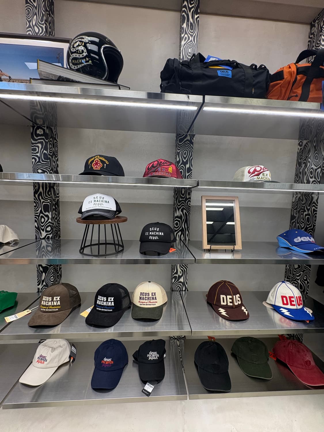 [1회착용] 데우스 엑스 마키나 패스트 서비스 트러커 캡 카키 상품이미지2