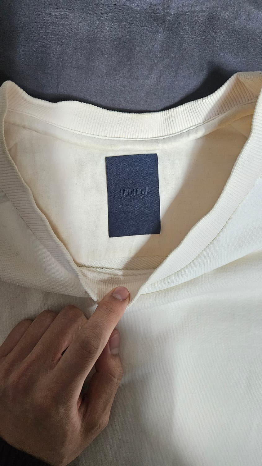 준지 페르소나 맨투맨 xs 상품이미지3