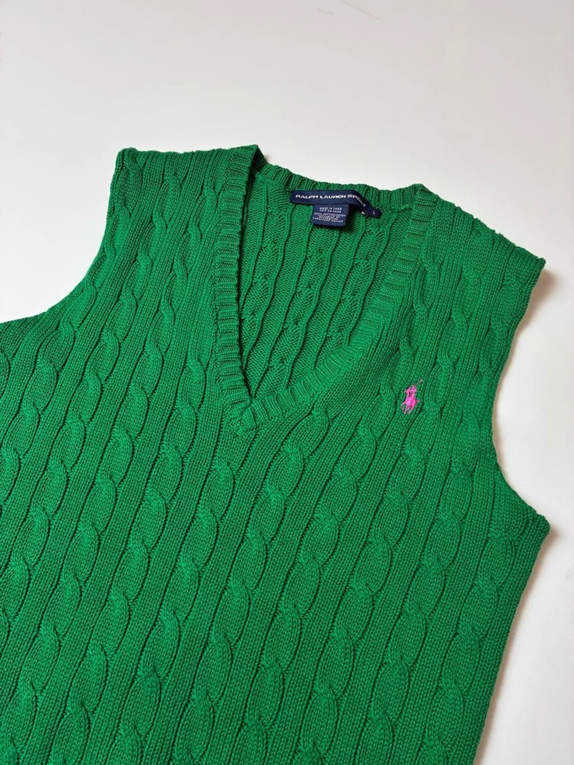 폴로 랄프로렌 00's 케이블 니트 베스트 PN8216 상품이미지2