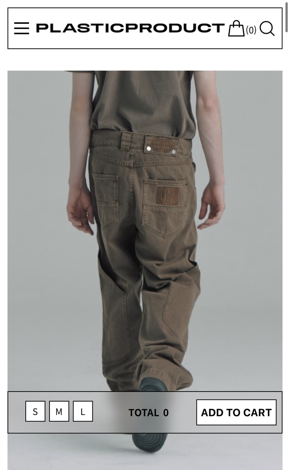 Plasticproduct Mpa Calf pants L 상품이미지1