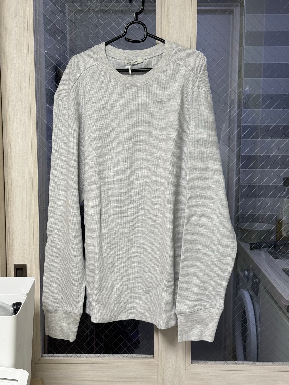 [XL] 엔타이어스튜디오 써멀 롱슬리브 그레이 상품이미지1