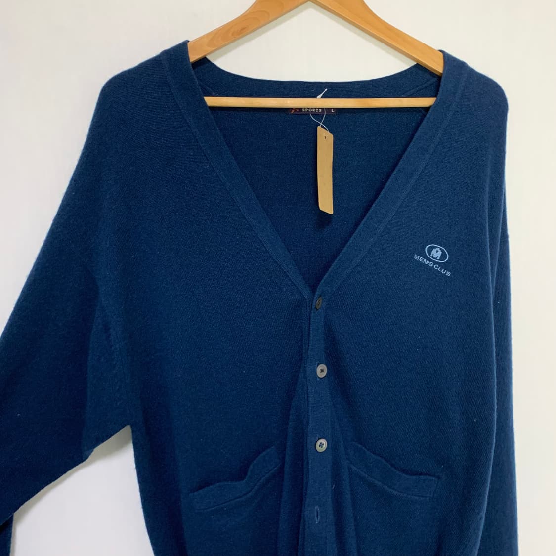 맨즈클럽 빈티지 캐시미어 100 가디건 남녀공용 남성니트 L 상품이미지3