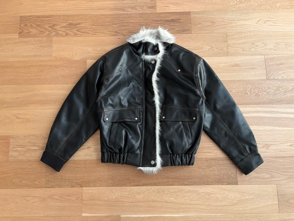 러프넥 무스탕 S 상품이미지1