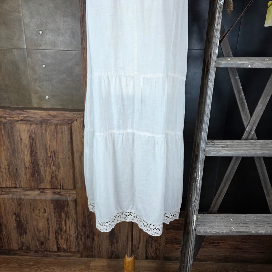 로맨틱 펀칭 크로셰 롱원피스 상품이미지7