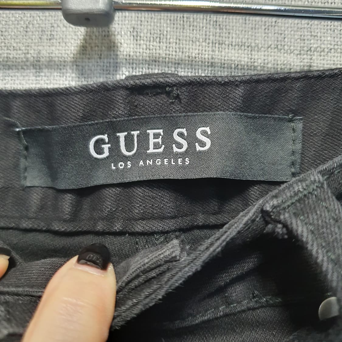 게스 남성  데님  블랙 청바지  상품이미지5