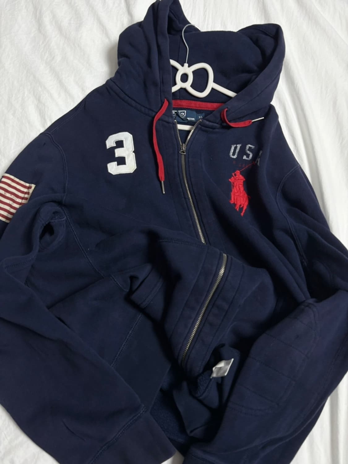 폴로 대장 usa 후드집업 상품이미지2