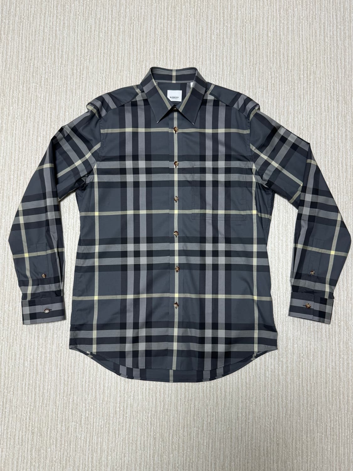 M) 버버리 셔츠 그레이 상품이미지1