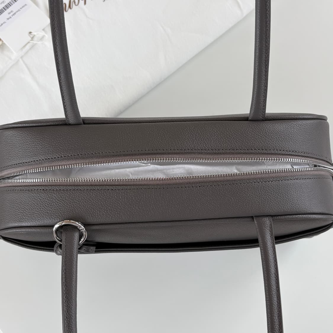 리본빛 Velora Shoulder Bag - Taupe Gray 상품이미지6