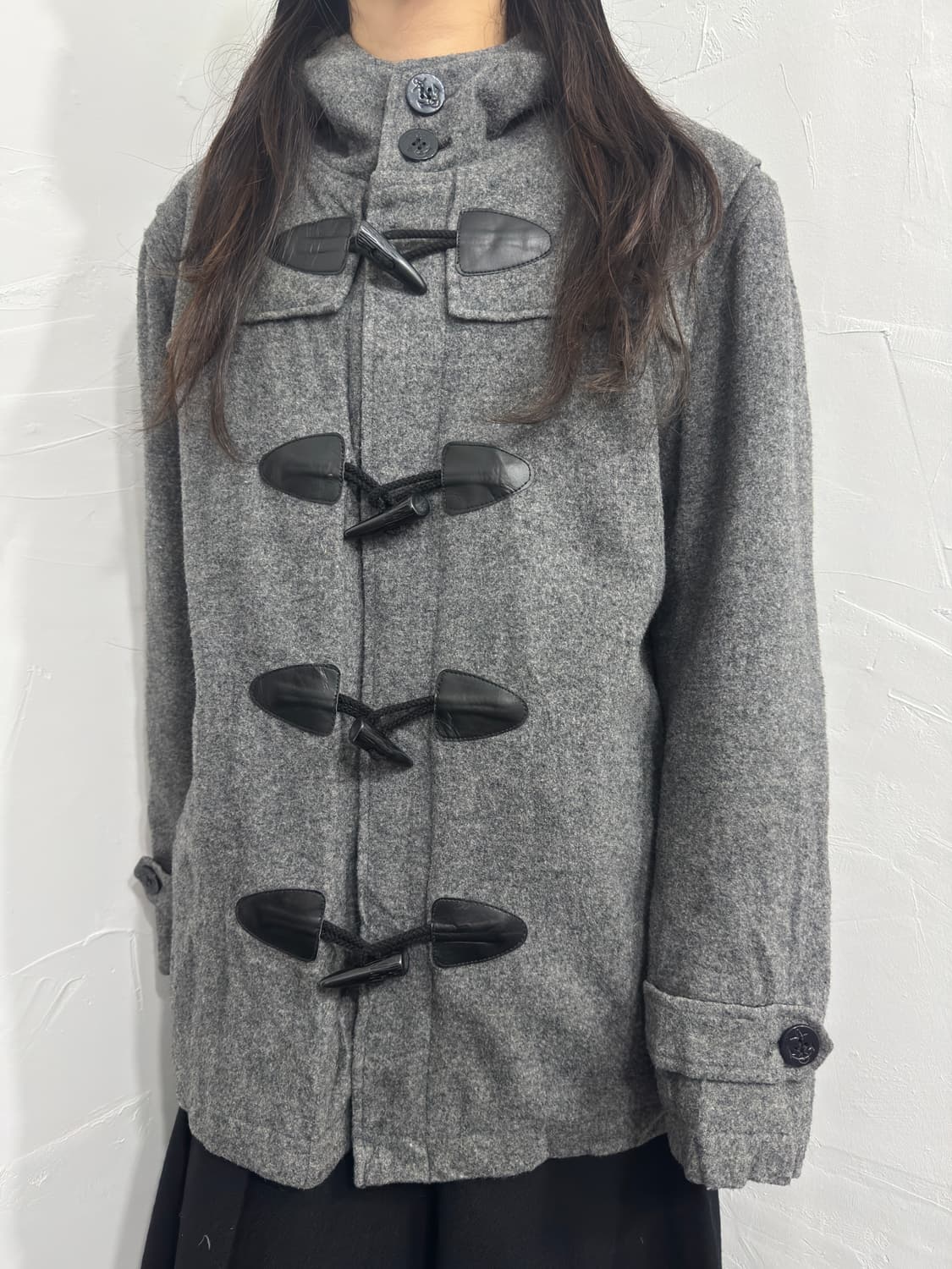 edwin hood duffle wool jacket 상품이미지3