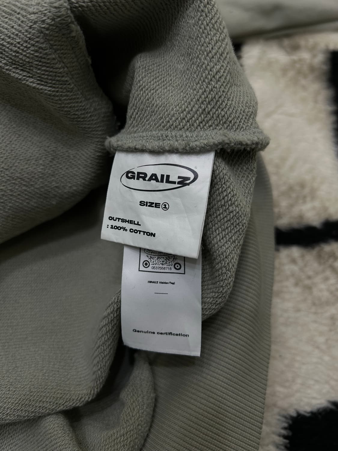 [1]그레일즈 지오메트리 헤비 후드/애쉬세이지 상품이미지7