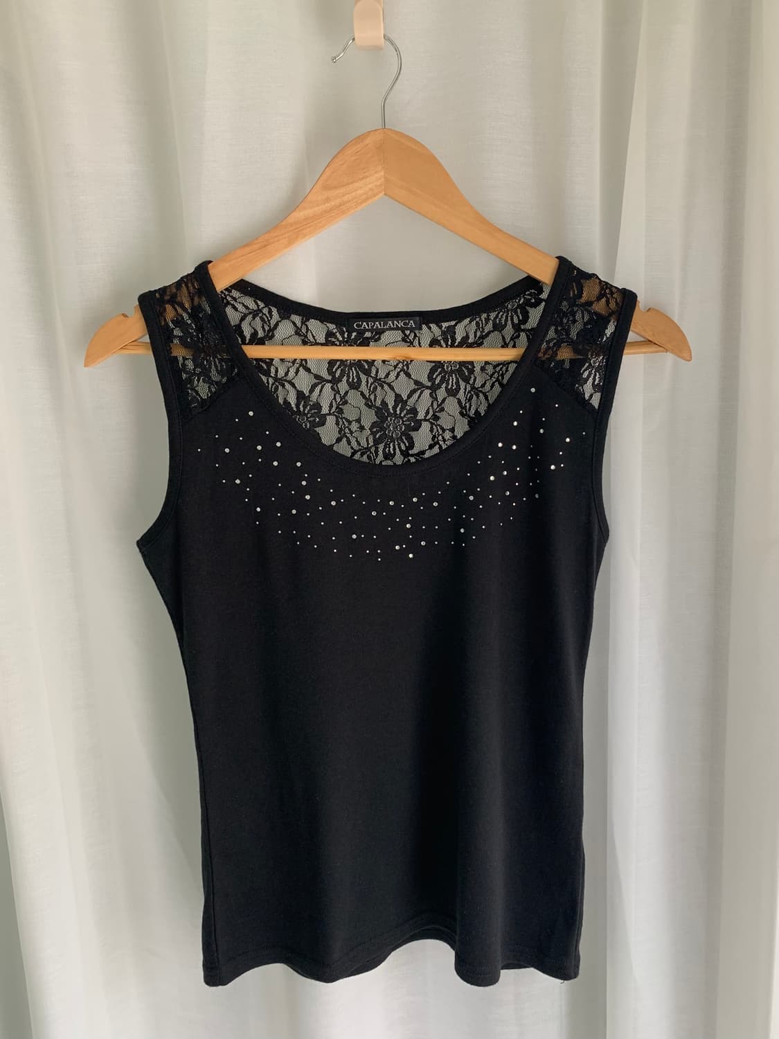 Cubic lace sleeveless 상품이미지2