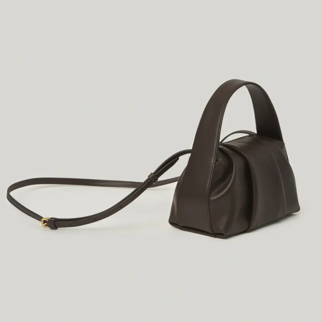 아뜰리에드루멘 오르간 브라운 팡틴백 레더 셔링 토트백 크로스백 가방 상품이미지2