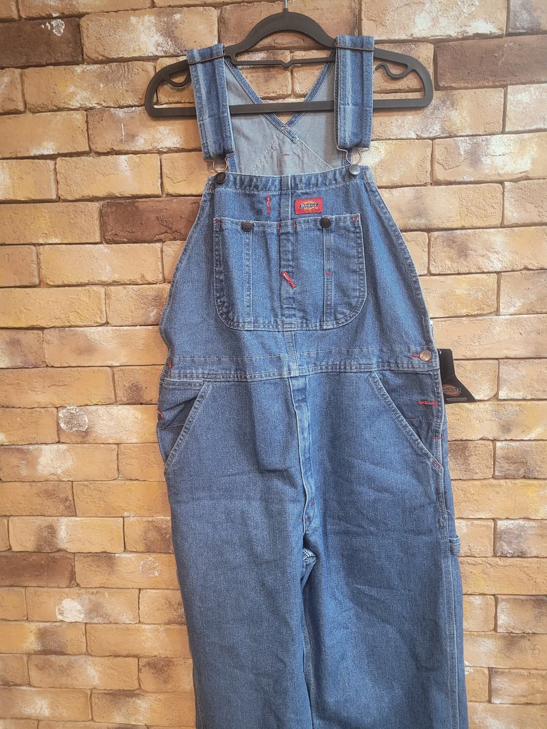 새상품 디키즈 인디고 BIB 오버롤 멜빵바지 30x30 상품이미지1