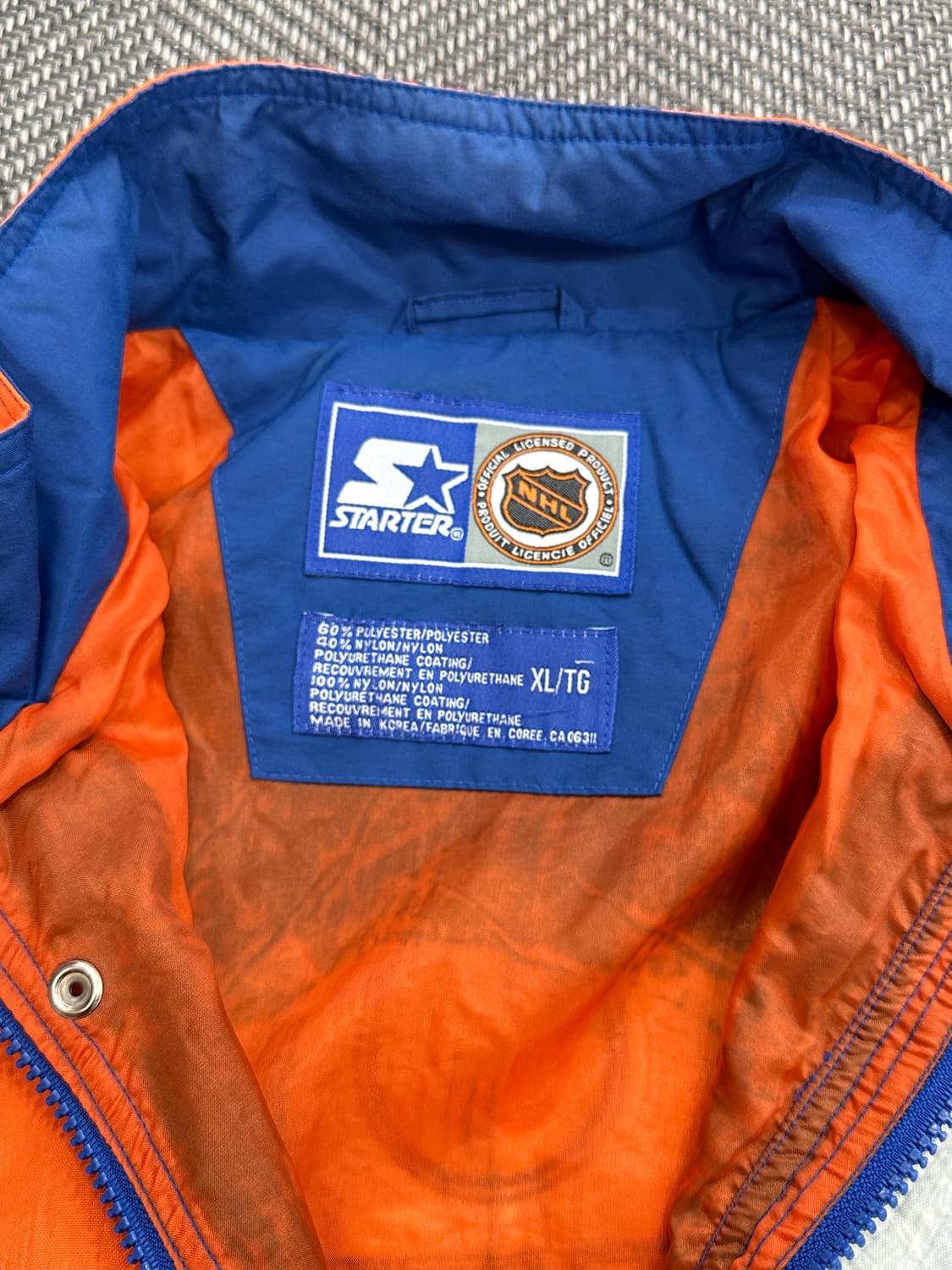 스타터 올드스쿨 에드먼턴 오일러스 바람막이 자켓 상품이미지3